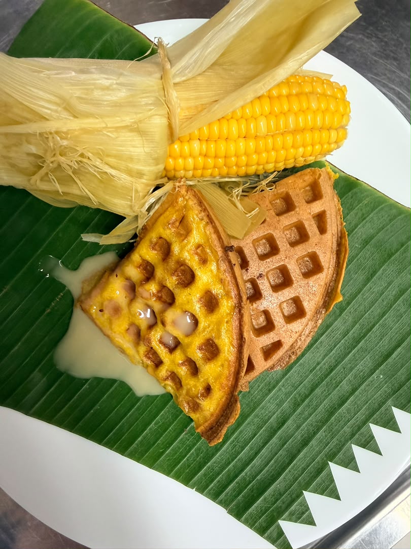 Waffle Jagung Manis